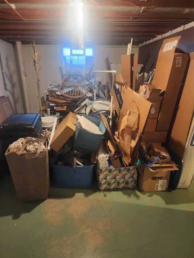 Roll-off dumpster container at job site for Construction Dumpster Rental in Golden